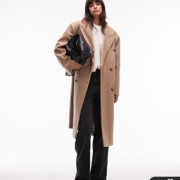 Topshop double breasted coat - Picture 4 of 4